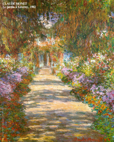 Garden in Giverny - Claude Monet Paintings